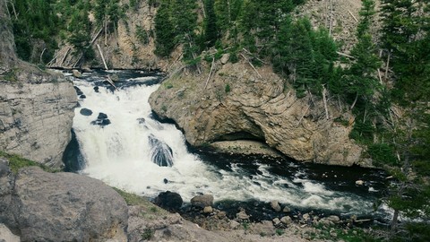 Firehole waterfall