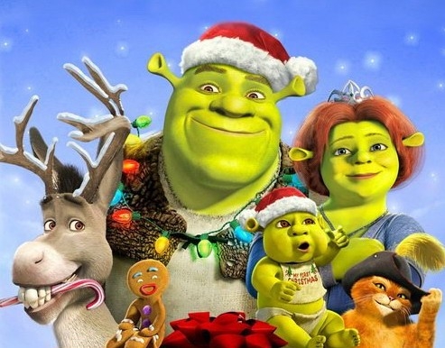 Christmas at Shrek and Fiona