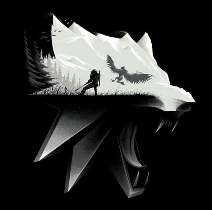 wolf art