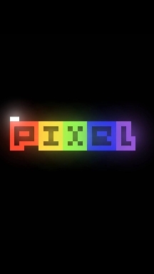 Pixel logo loop