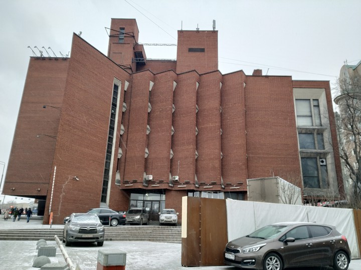 Brick building