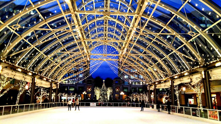 Ice Skating at Christmas