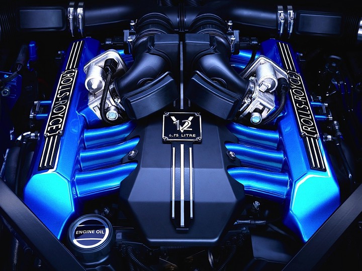 V12 in blue