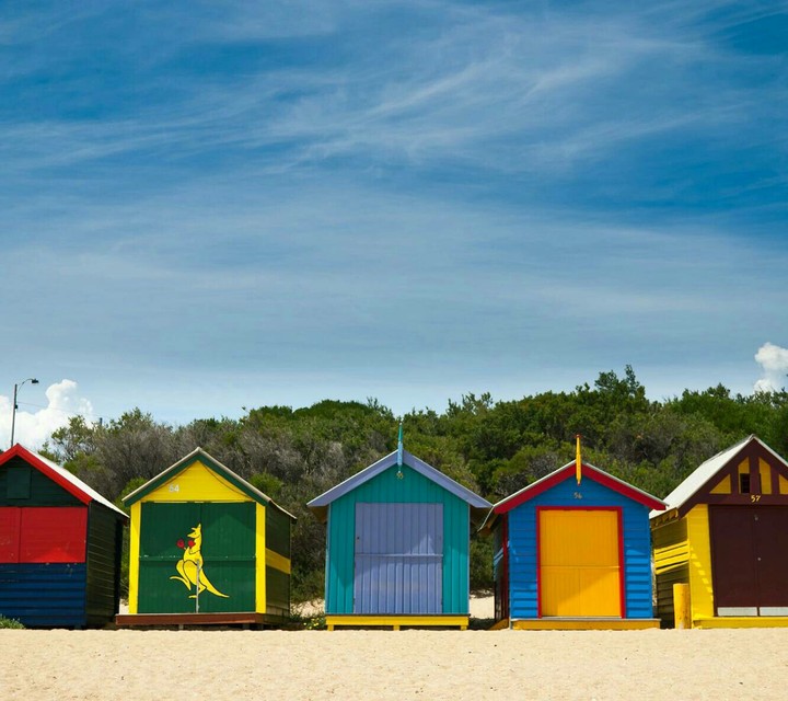 Colourful houses