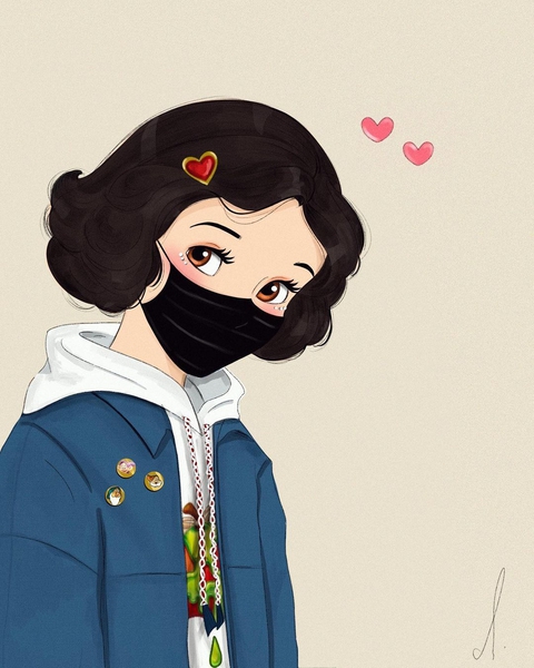 SNOW WHITE WITH MASK