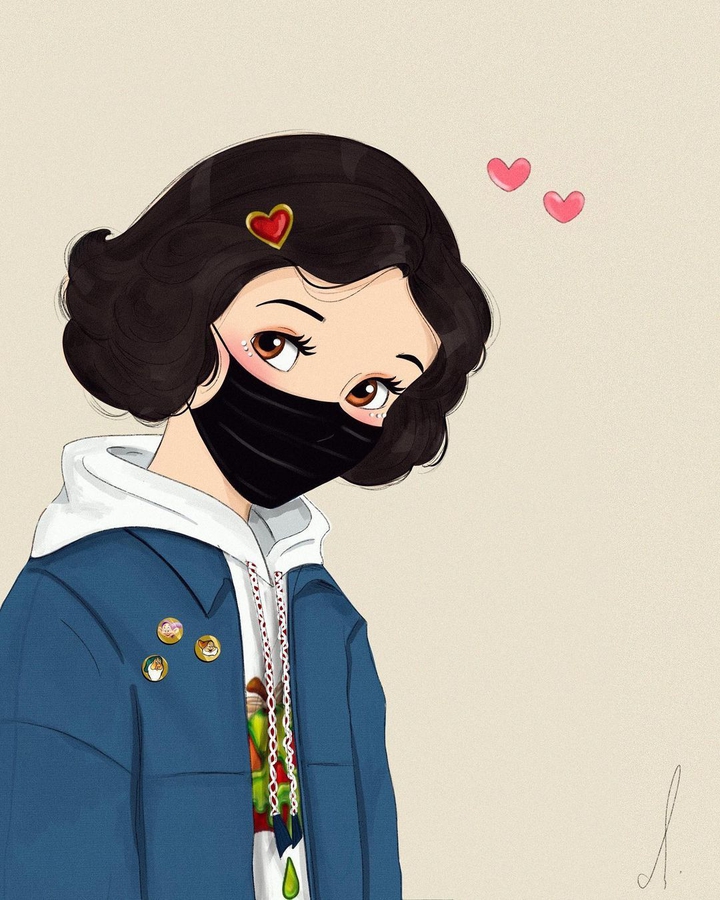 SNOW WHITE WITH MASK