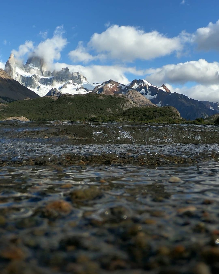 Lagoon and mountain