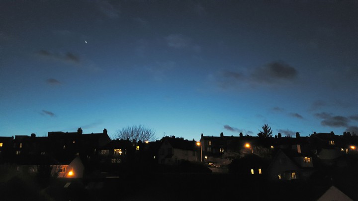 The Lone Star in the Sky