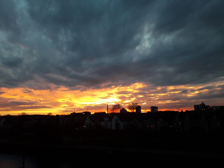 dark sunrise