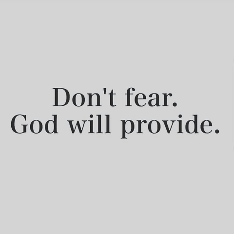 God is provider