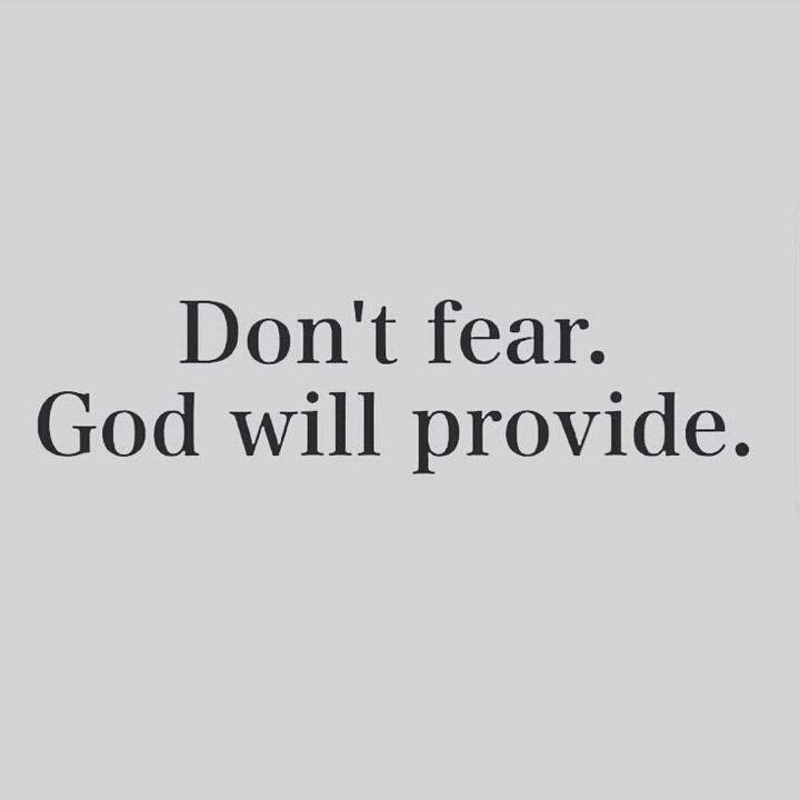 God is provider