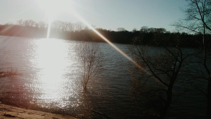 Река. River.