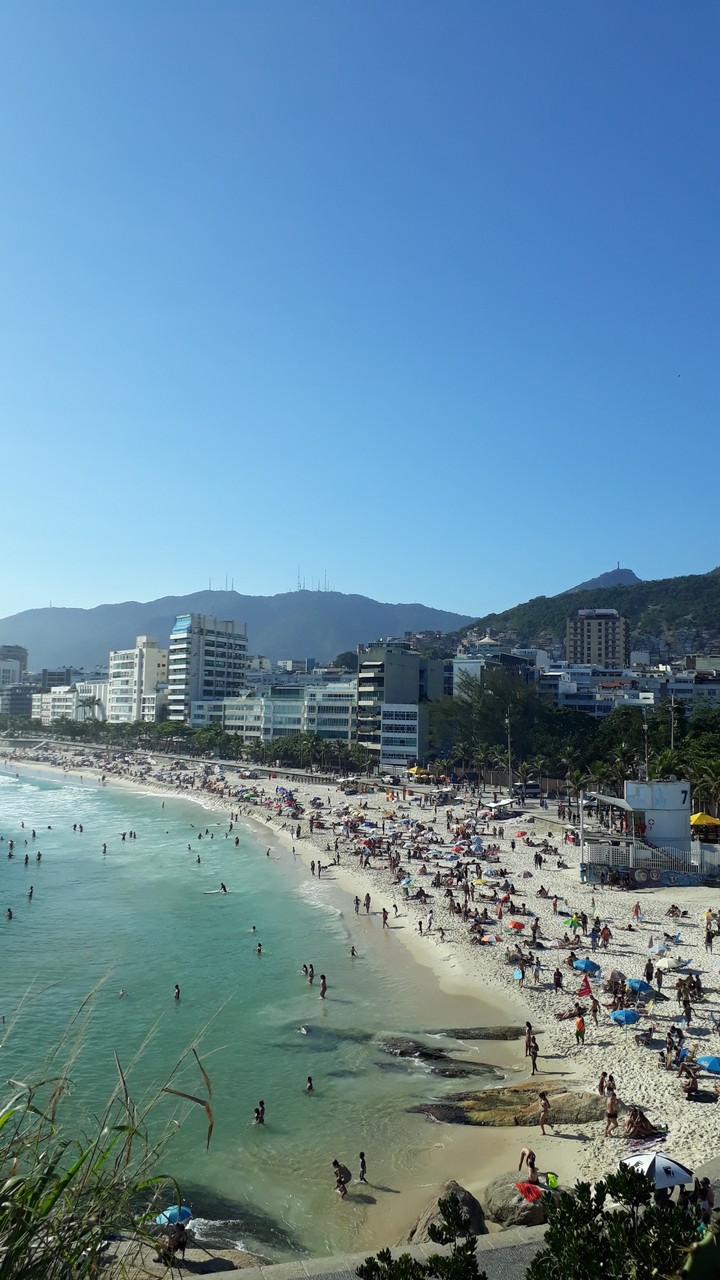 Praia do Arpoador em Ipanema Rj.  Brasil