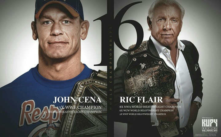 The 16x Time World Champions - John Cena & Ric Flair