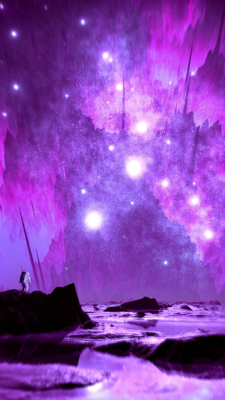 satellites - purple