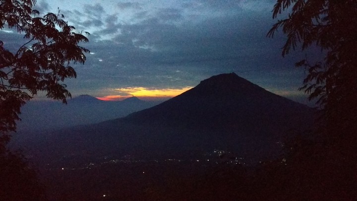 Mount Sumbing from Mount Sindoro