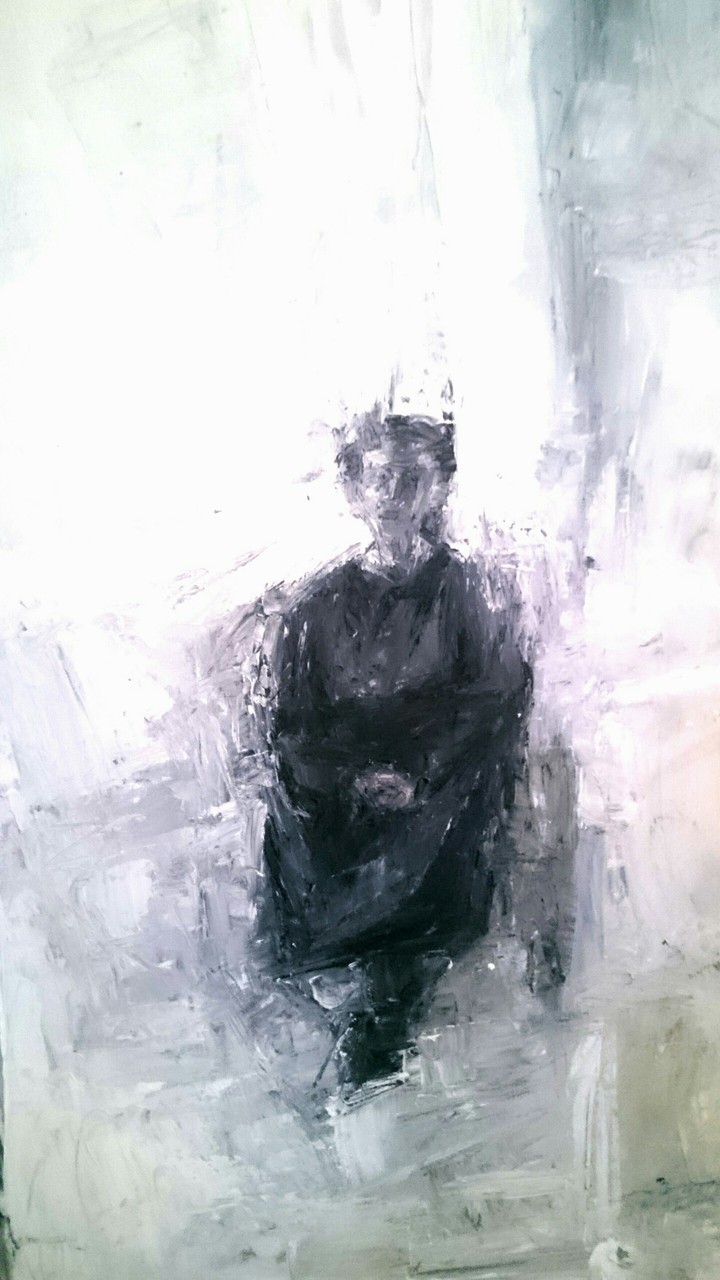 'MY GRANDMOTHER' BY GREEK PAINTER BALONAS
