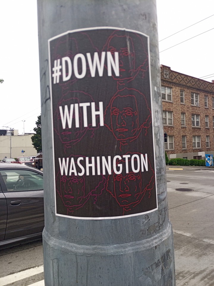 #DownWithWashington