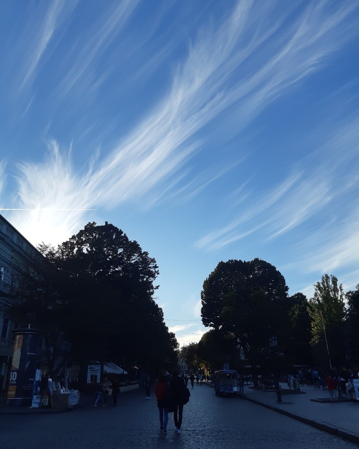 sky in Odessa