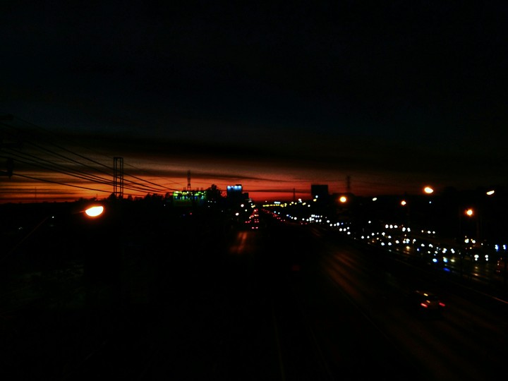 Red sky