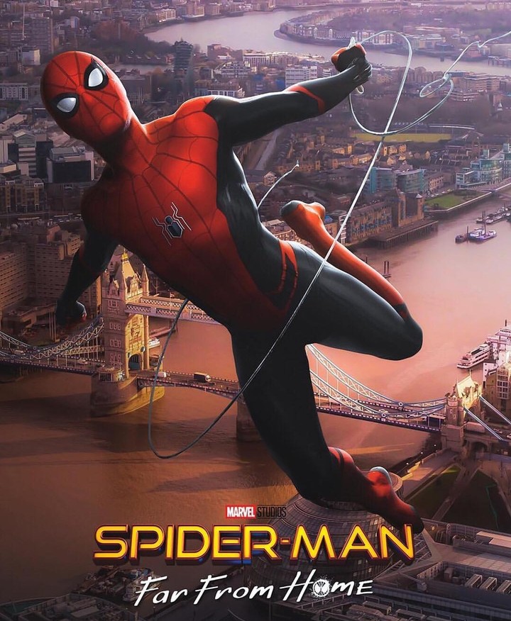 spiderman far from home poster