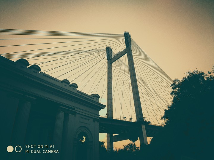 Evening view of Princep Ghat - Kolkata
