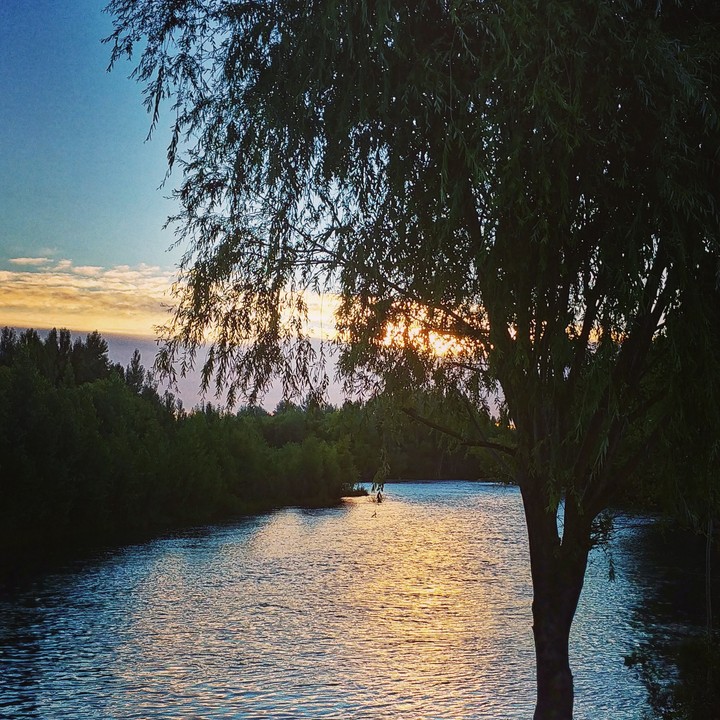 Anochecer en los Rios de Neuquen