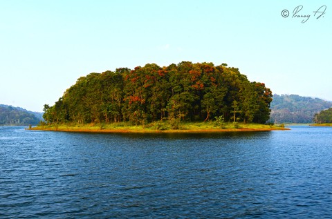 Lake in Kerala, India
