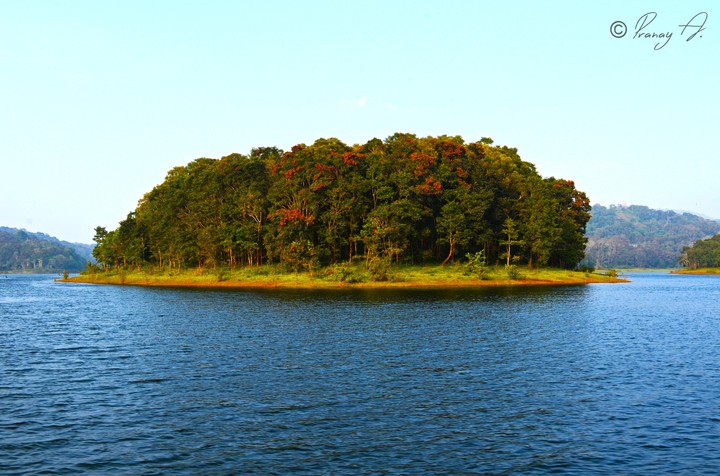 Lake in Kerala, India