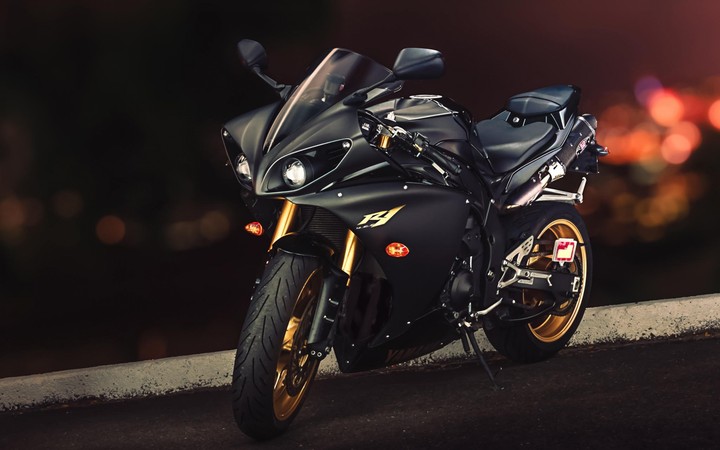 black and golden
