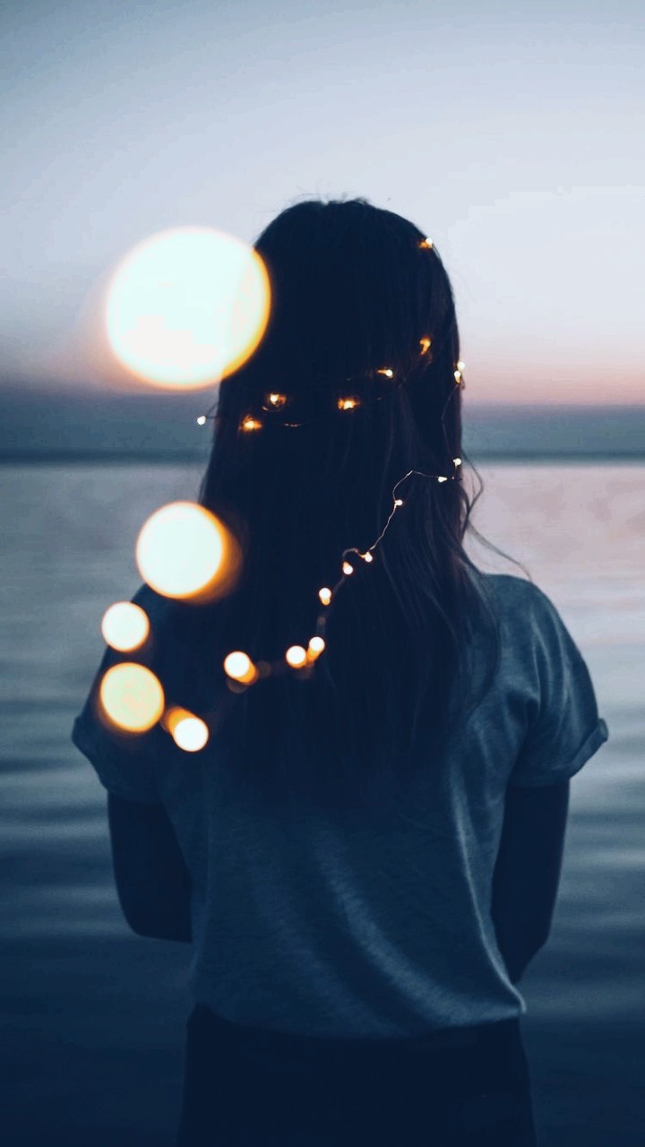 lanterns, background, sunset.