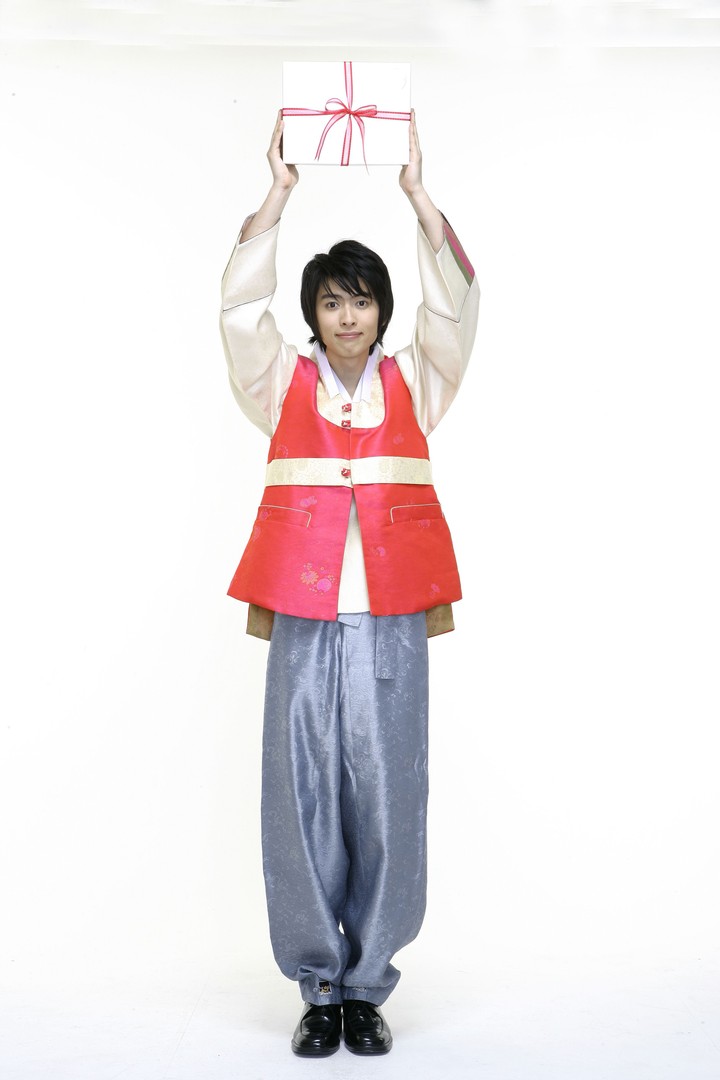 Couple in Korean Dress