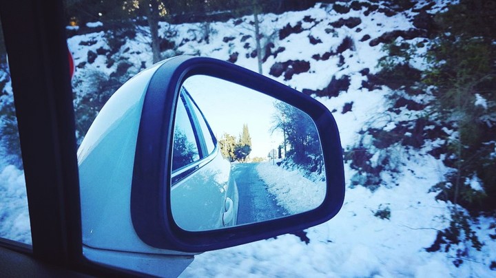 winter in the cars