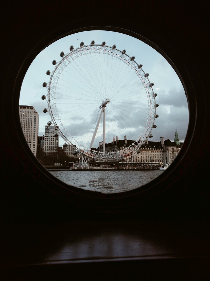 London Eye view from boat