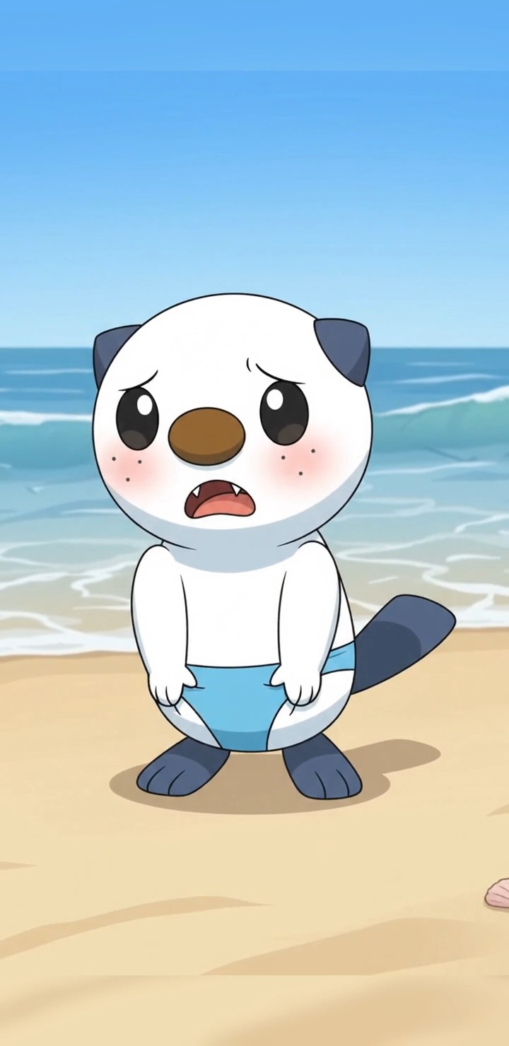 Oshawott Beach (4K)