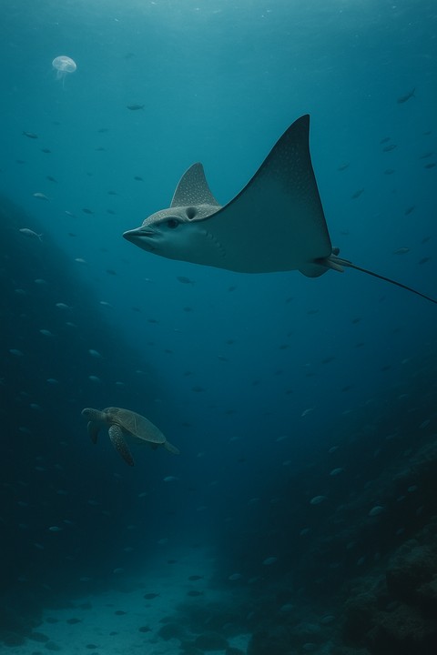 underwater, vertebrate壁纸