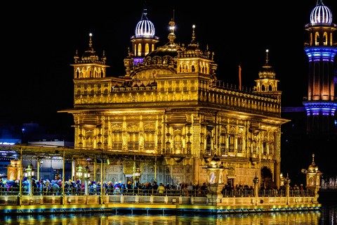 The Golden temple in amritsar punjab, india