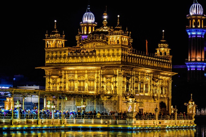 The Golden temple in amritsar punjab, india