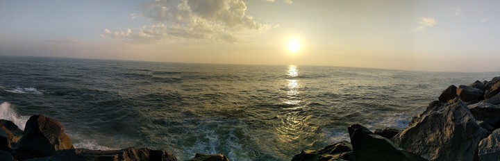 1st sunrise of 2018, Bay of Bengal, open it for clear image
