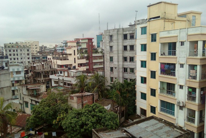 cloudy city