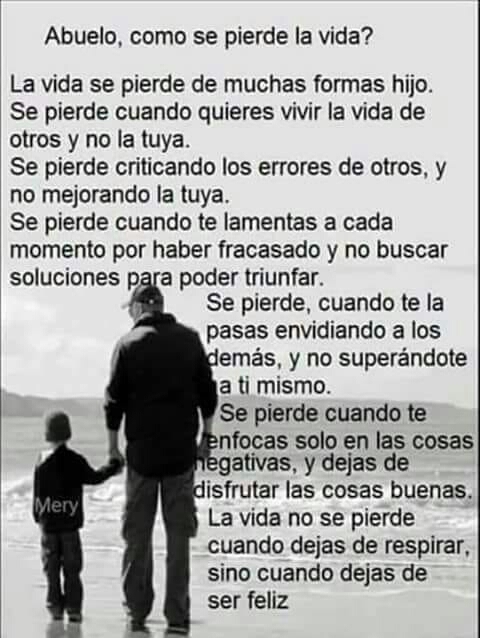 ¿ Como se pierde la vida ?