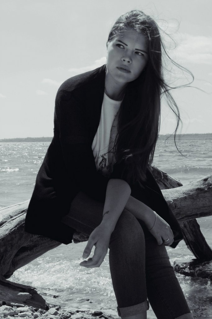Girl by the river