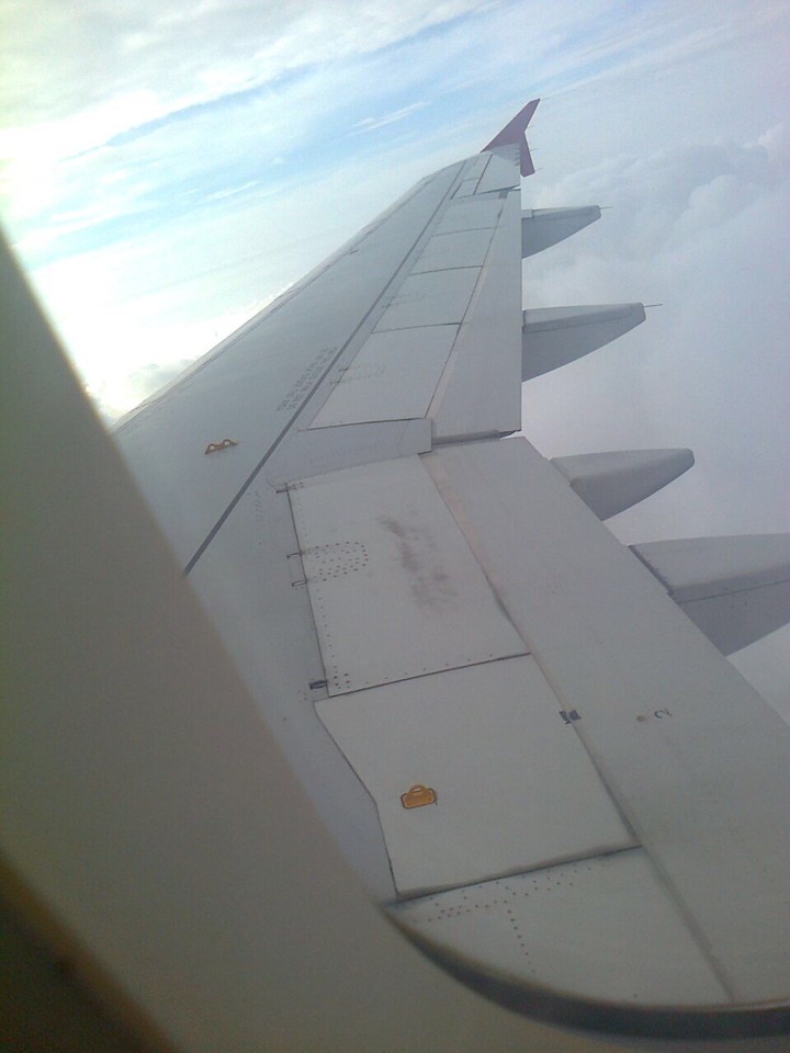 above the clouds