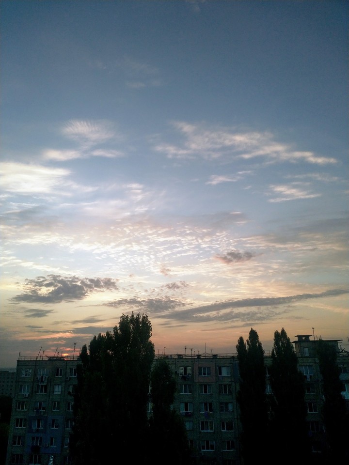 Sky in sunset