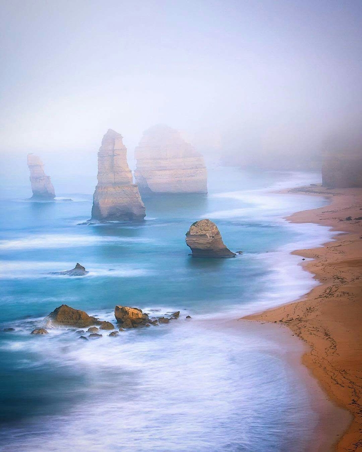 Misty Morning at 12 Apostles