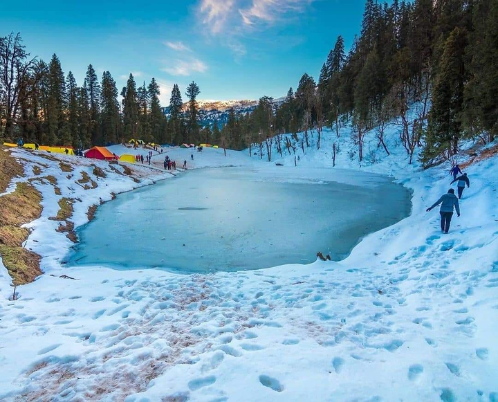 frozen lake