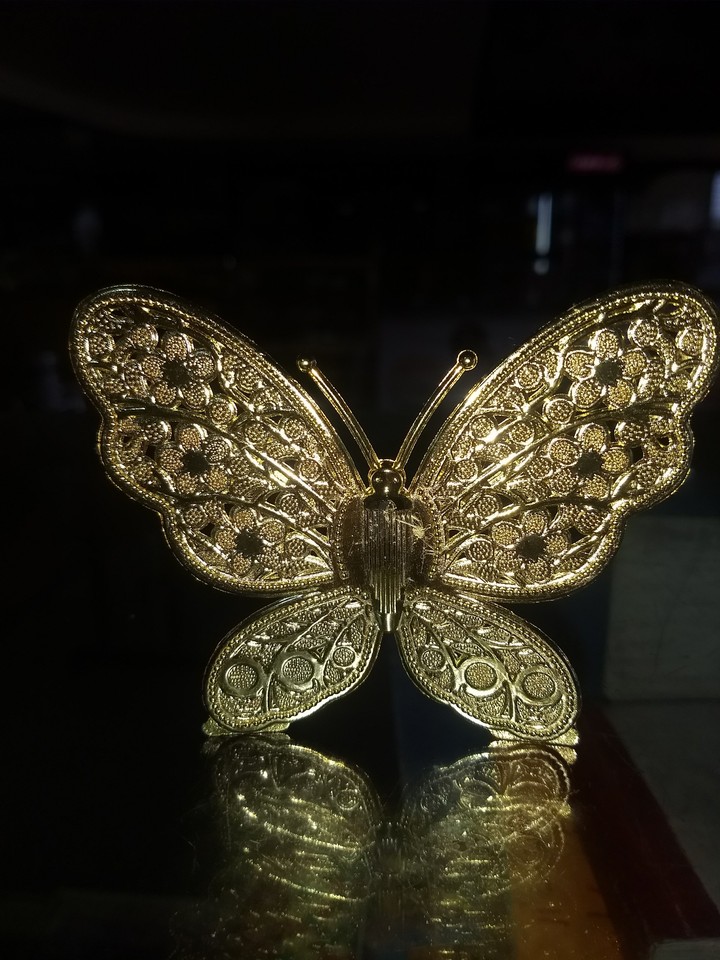 golden butterfly...