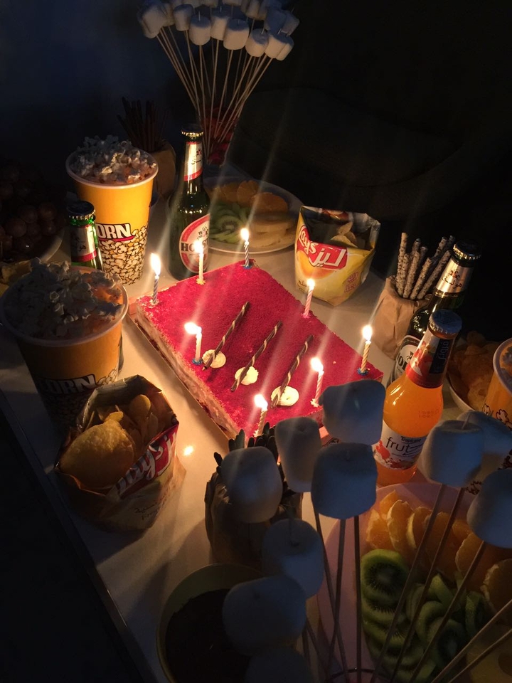 #party #dark  #candle #cake