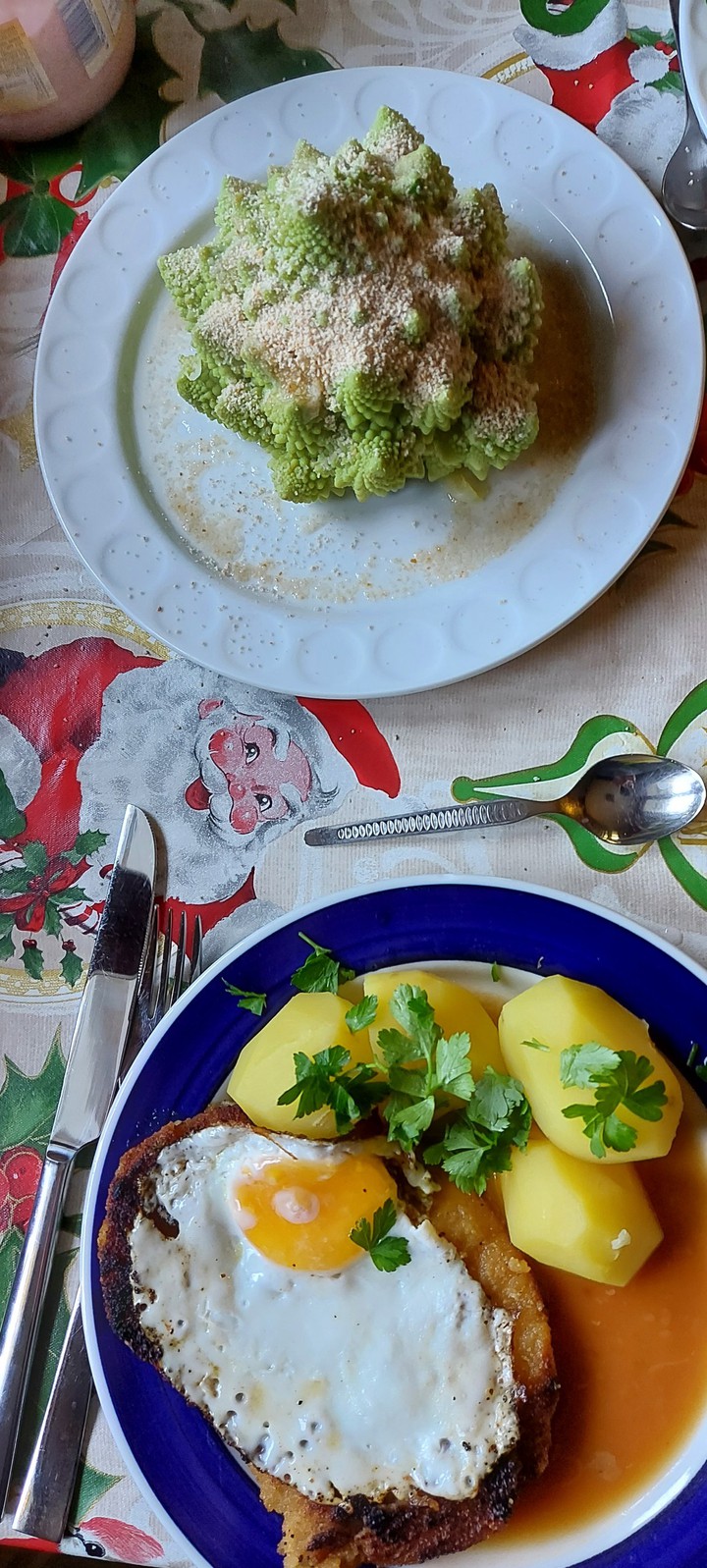 Mein Mittagessen  heute am 16  .12 Romanesko.kartoffeln
