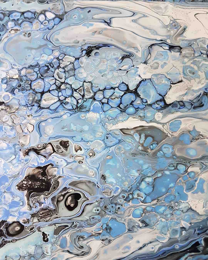 Light Blue Liquid